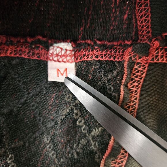 Affliction Live Fast Hoodie Women's M Rhinestone Cut-Out Red/Pink Pullover Y2K - Picture 6 of 10